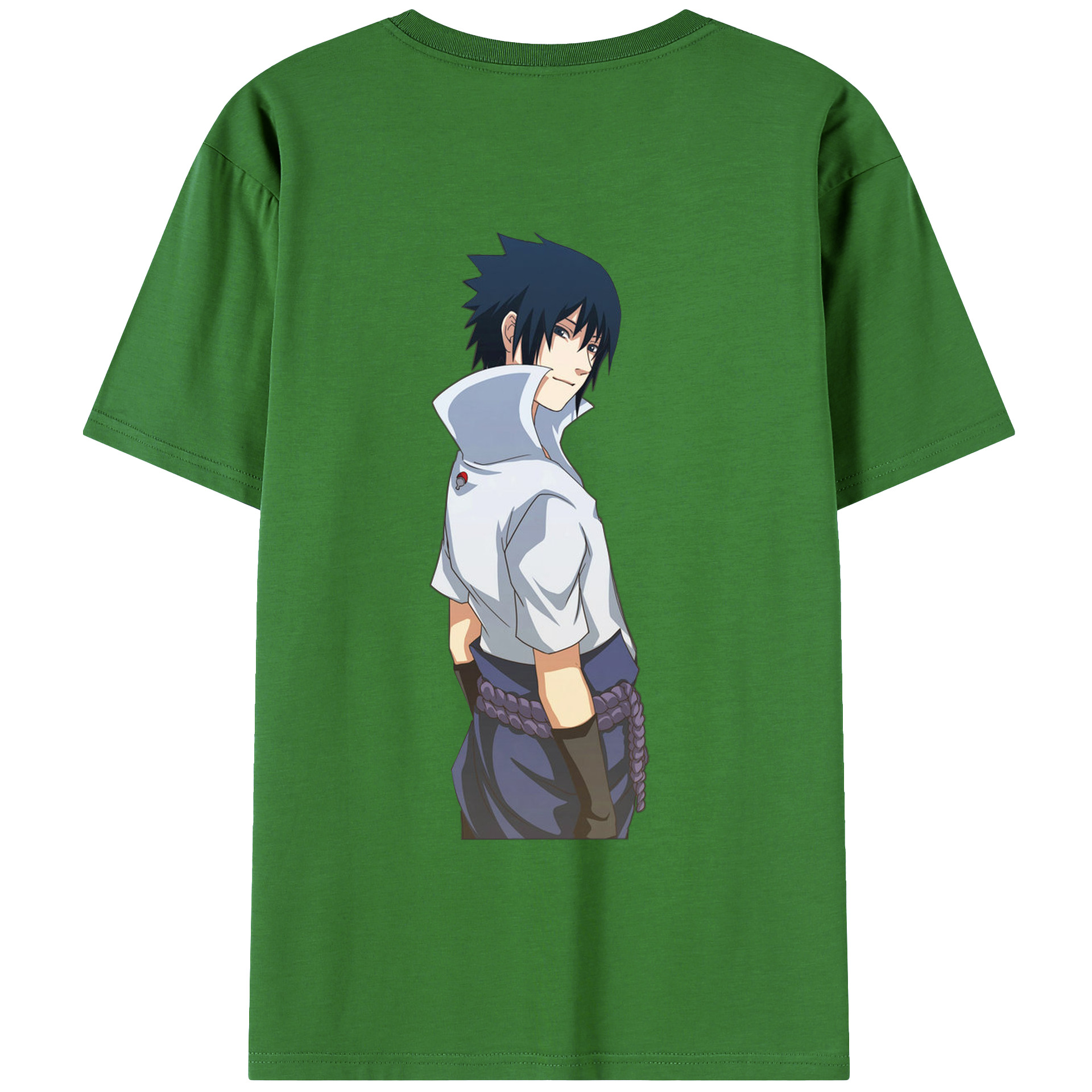 （画像用） NARUTO -ナルト- うちは サスケ Uchiha Sasuke レディース半袖Tシャツ(バックプリント)